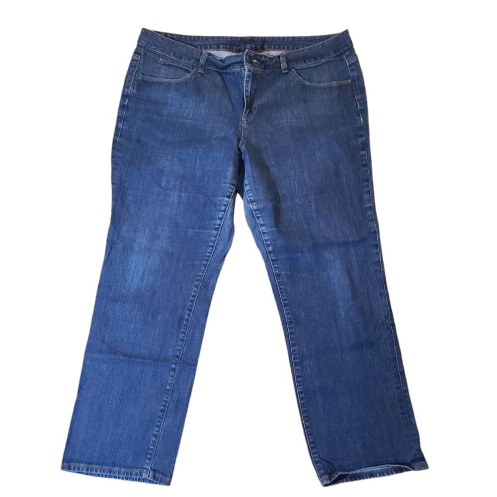 Heritage Plus Size Straight Leg Stretch Denim Jeans